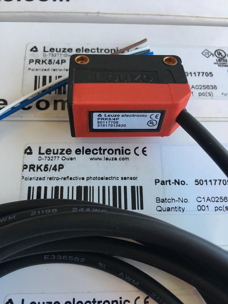 Leuze PRK5 Series Photoelectric Switch - PRK5/2N, PRK5/4P, PRK5.H3/2N, PRK5/4P-M8