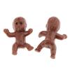 50pcs Mini Newborn Baby Doll Toy Shower Decor Party Bag Filler  Pink