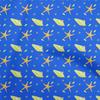 Cotton Flex Blue Fabric Ocean Watercolor Starfish  Sewing Fabric By The Yard Printed Diy Clothing Sewing Supplies 40 Inch