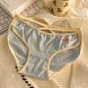 Нижнее белье для девочек из чистого хлопка, дышащие, удобные, сексуальные трусы, хлопковые трусики с промежностью и средней талией, треугольные трусики Pure Desire