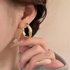 Temperament Irregular Geometric Earrings Twist Wave Wave Earrings  Fashion  Accessories