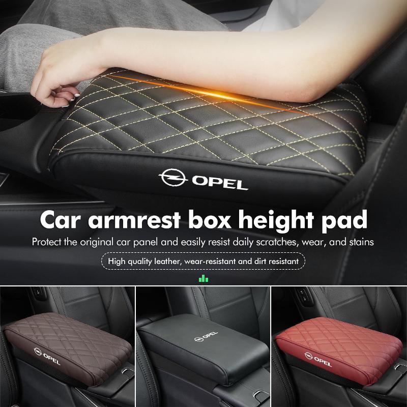 Car Armrest Cushion Elbow Support Arm Rest Box Cover Pad For Opel Insignia Corsa Zafira Mokka Grandland Antara Ampera Ms3