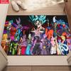 Anime Super Saiyan & Villains Group Doormat, 2D Print Floor Mat, Entrance Rug for Bathroom Living Room Kitchen Home Decor Gift
