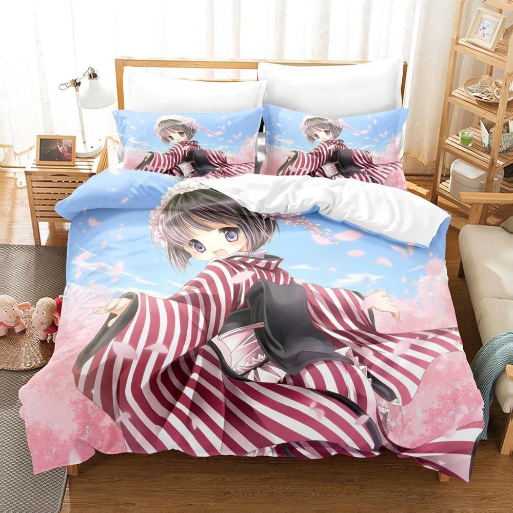 3D Аниме Перекресток в чужом лабиринте Постельное белье Односпальный Полуторный Двуспальный Кингсайз Комплект постельного белья Взрослый Детский Спальня Комплекты пододеяльников