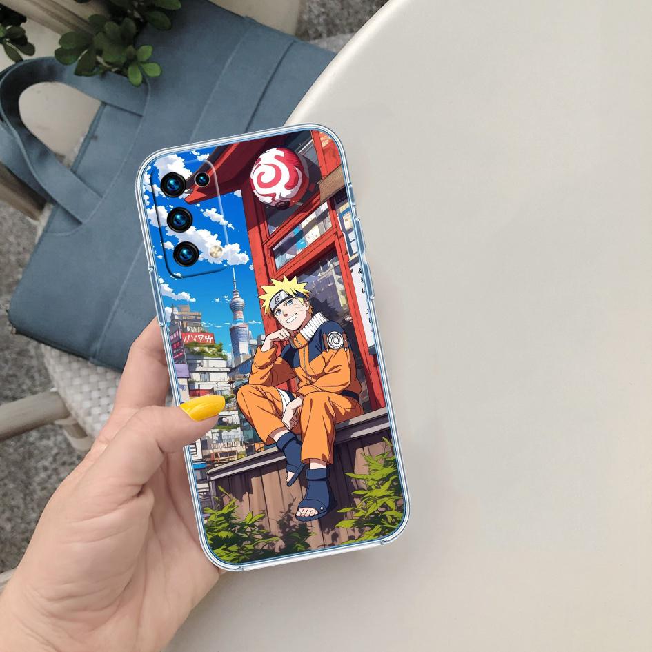 LO9 Anime Naruto Soft Shell Transparent Phone Case for Motorola Moto Edge 20 30 40 50 S30 Fusion Ultra Pro Neo Lite + G200 G23