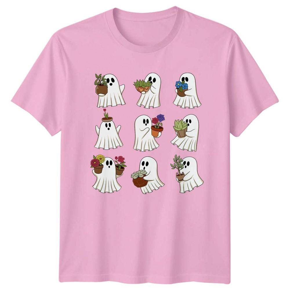 Spooky Plant Lover Ghost TShirt Spooky Cute Gardener Halloween Plants