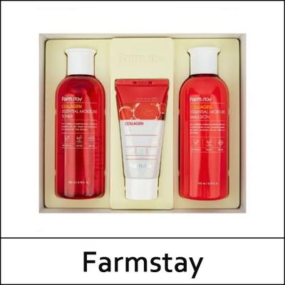 Ферма Пребывание () Набор из 3 средств для ухода за кожей с коллагеном Essential Moisture Skin Care