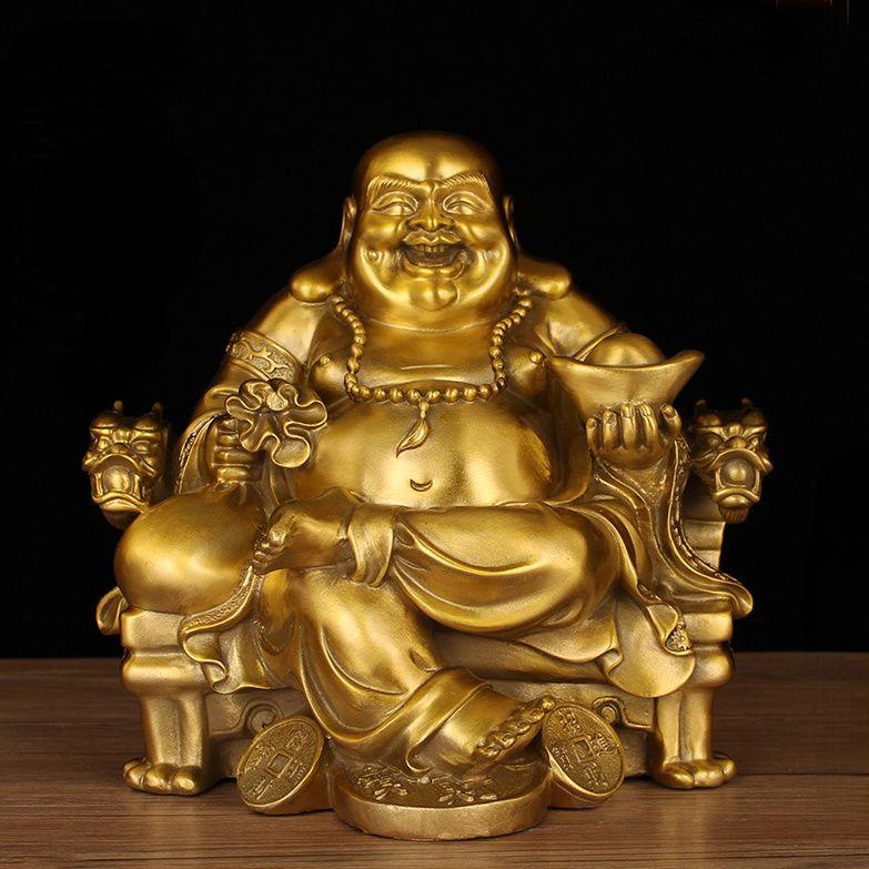 Китайский сидящий лотос тканевая сумка Будда Майтрейя Будда украшения привлекают богатство гостиная вход украшения подарки на открытие