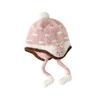 Winter Thickened Cute Bear Ear Korean Style Baby Hat with Ear Protection for Cold Weather