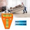 Type Spirit Level Plastic Measuring Vertical And Horizontal Adjuster Scope Triangle Level Measuring Kit For Campers Caravan