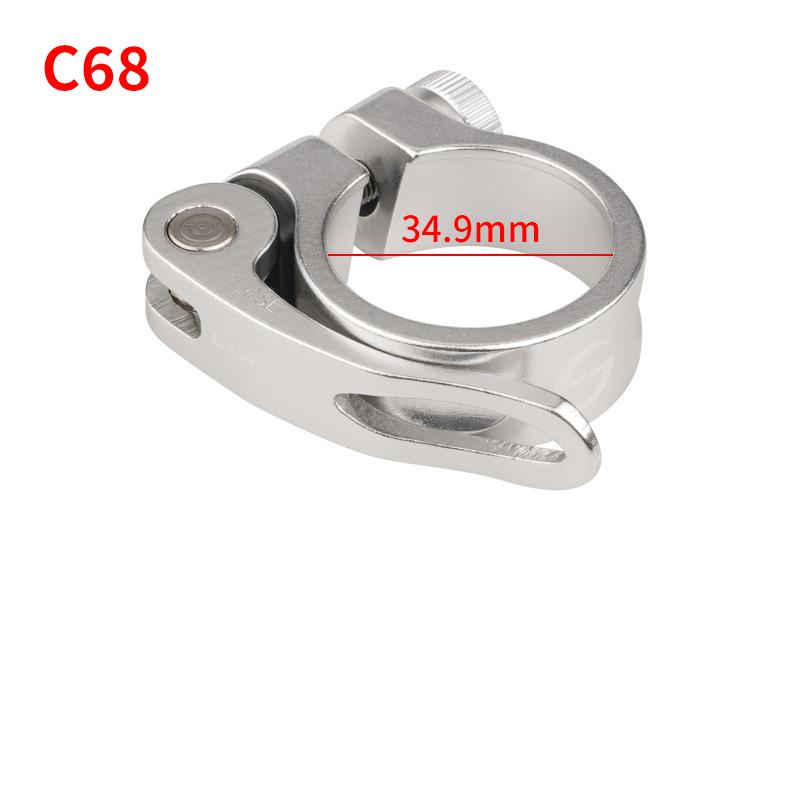 Aluminum Alloy Bicycle Seatpost Clamp Seat Tube Clamp MTB Bike Seat Tube Clip Bike Parts Bike Saddle Seat Clamp 28.6/31.8/34.9mm