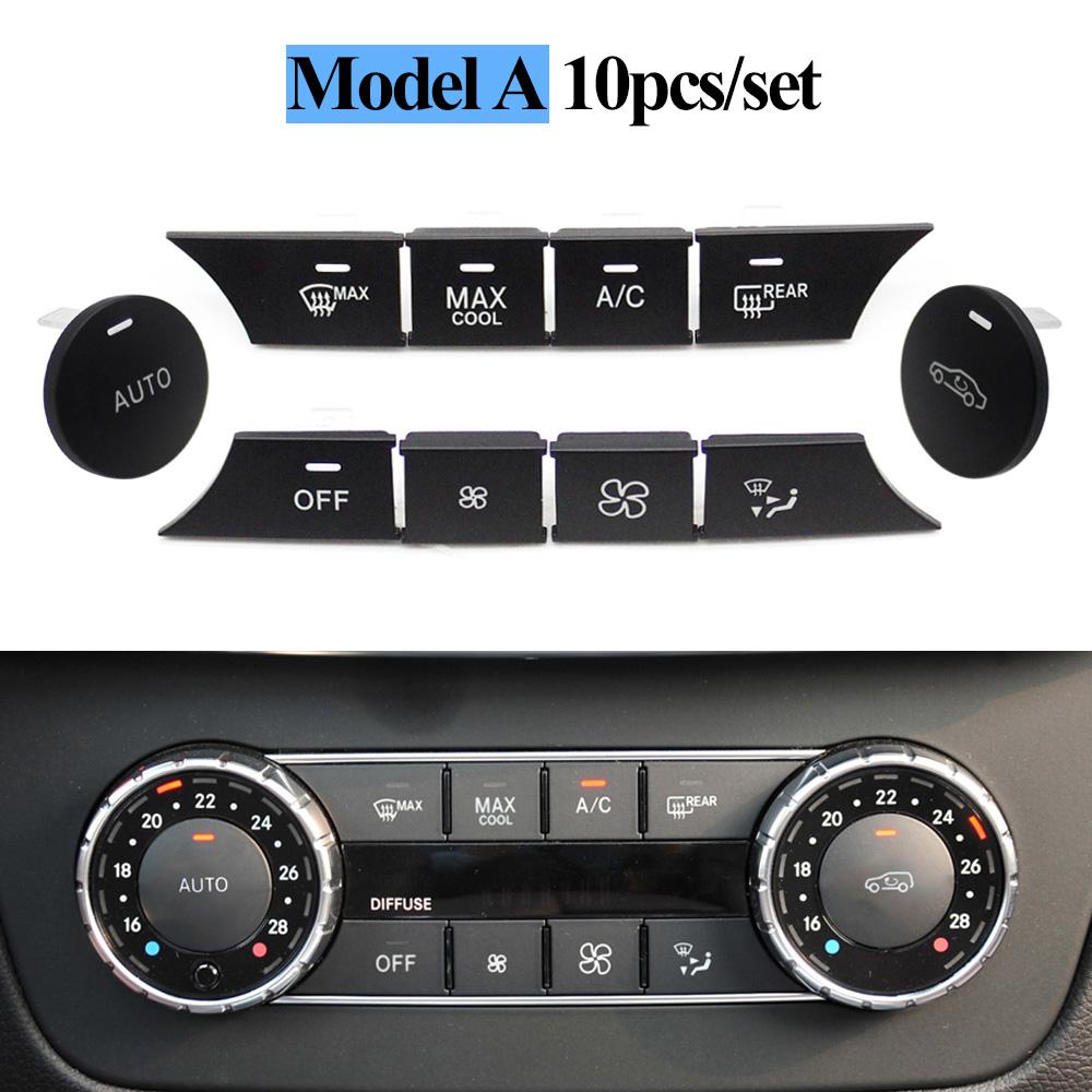 Car Console Air Conditioning AC Wind Volume Heater Climate Control Button For Mercedes Benz ML GL GLE GLS W166 W292 ML350 GL350
