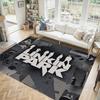 Linkin Park Design Crystal Velvet Carpet Cozy Non?Slip Printed Rug For Bedroom Living Room Entrance