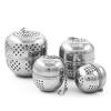 1PC Seasoning Ball Ball Shape Stainless Steel Tea Infuser SpiceBall  With Rope Chain