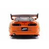Масштаб 1/24 Форсаж Литая Модель Автомобиля Брайан Тойота Супра Оранжевый JADATOYS