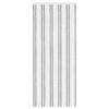 Insect Screen Door Curtain Chenille Grey and White 90 x 220 cm