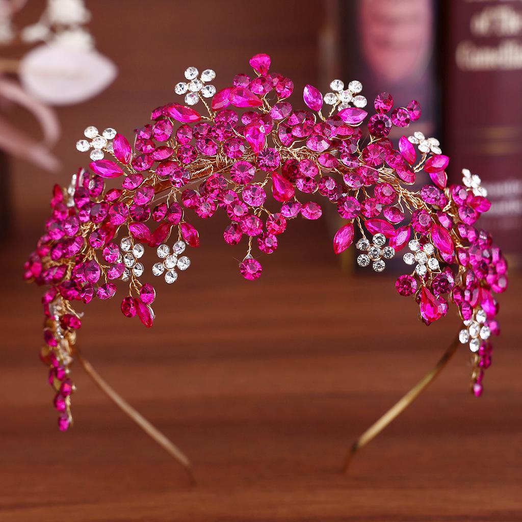 Свадебная повязка на голову, роскошная плетеная повязка на голову со стразами ручной работы, свадебное платье, свадебная повязка на голову, аксессуары для волос