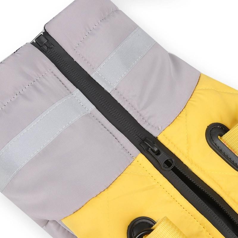 Зимнее пальто для собаки Уютный светоотражающий водонепроницаемый жилет для собаки Теплая одежда для собаки для холодной погоды для средней и крупной собаки