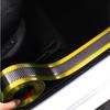 Automobile Door Strip 3PC Bumper Carbon Fiber Pattern Universal Modification Pedal Anti-Collision Door Edge Protector Sticker Anti-Stepping Trim