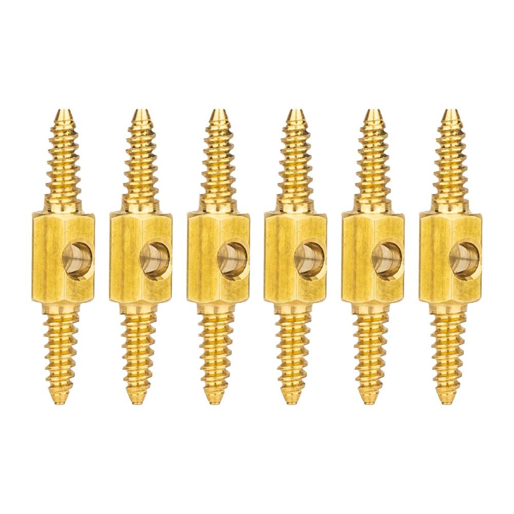 6Pcs Copper Bike Brake Hose Connectors for Derailleur Cable Routing Tool