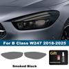 For Mercedes Benz A/B/C/E/S Class Smoke Black High Gloss Pre-Cut TPU Headlight Protective Film PPF Anti-Scratch Vinyl Wrap Kit