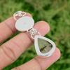 Daughters Day Deal Natural Prehnite Handcrafted Anniversary Pendant 925 Silver