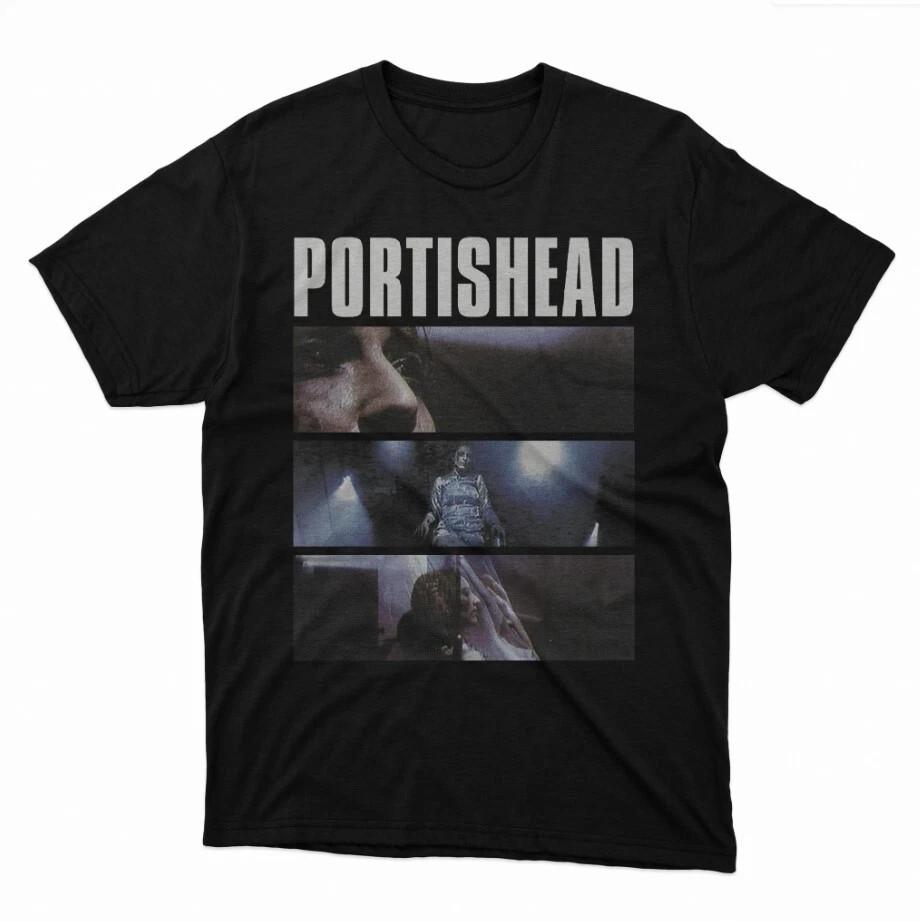 Portishead 90-е Черная Футболка с Коротким Рукавом Все Размеры от S до 5XL Унисекс