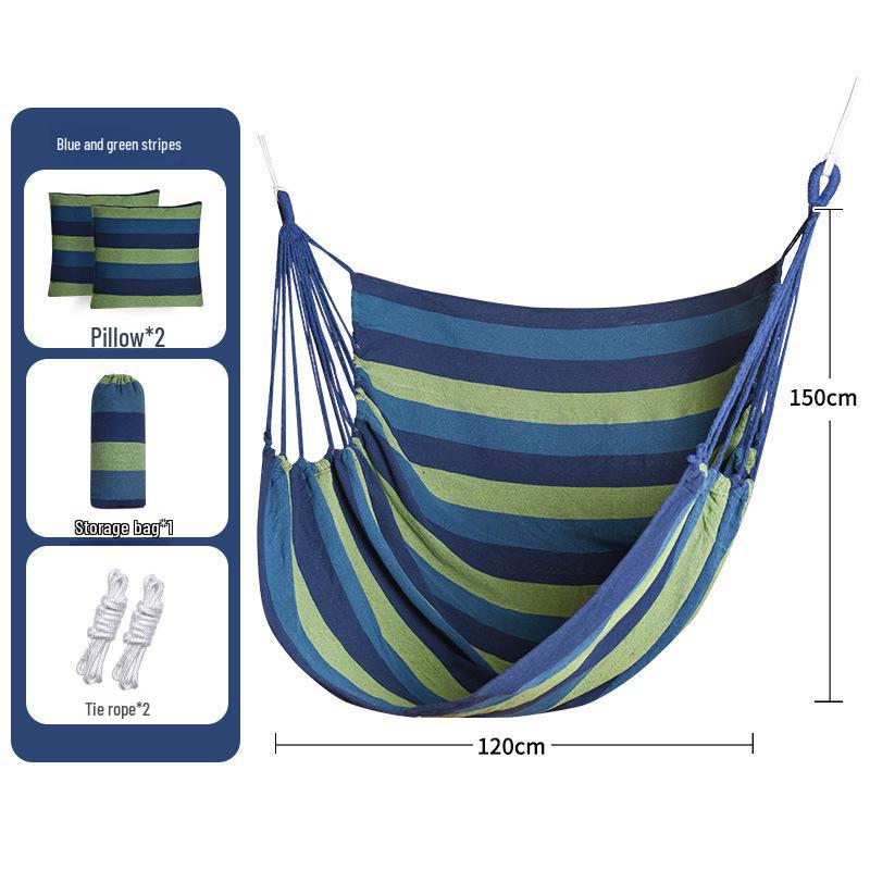 Versatile Hanging Chair for Dorms, Hammocks, and Courtyards - Indoor/Outdoor Swing