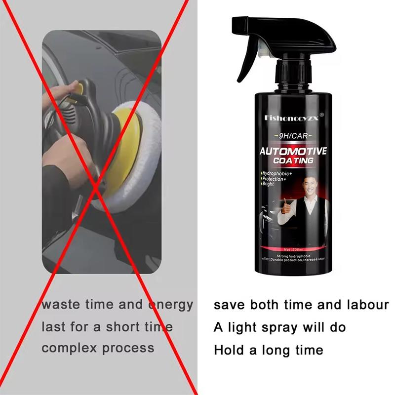 Автомобиль 500 мл Твердость 9H Детейлинг автомобиля Керамическое покрытие Продукты Керамическое покрытие Наностекло Плакированный Кристалл Полироль для автомобиля