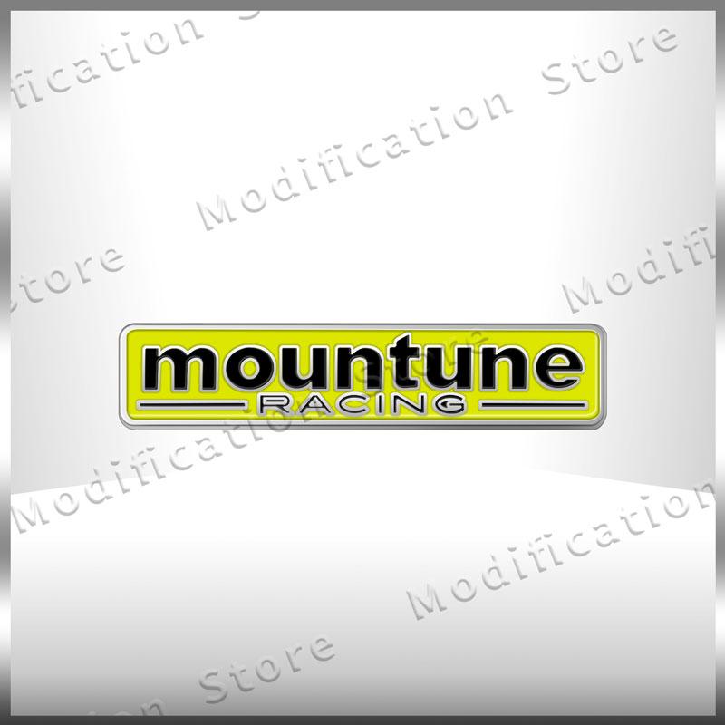 3D Metal Performance M Flag Emblem Mountune Racing Badge Rear Trunk Fender Body Sticker For Ford Focus Fiesta Mondeo Kuga