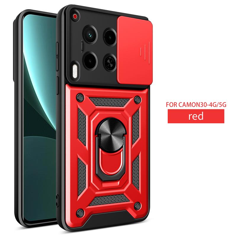 Для Camon 30 4G чехол автомобильный магнитный держатель для телефона чехол для Tecno Camon 30 4G CL6 6.78" Silde Lens Armor противоударный чехол для задней панели