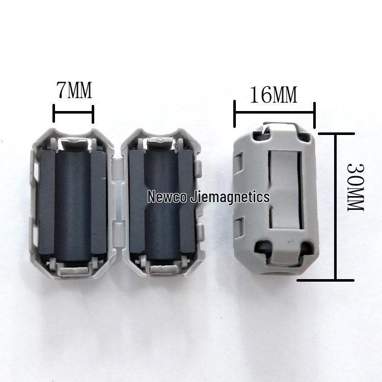 Ферритовое кольцо с защелкой для защиты от помех с экранированием ЭМС из никель-цинкового сплава.