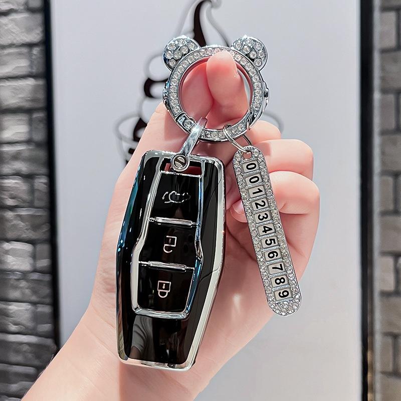 ТПУ Чехол-Крышка для Брелока Автомобильного Ключа Защитная Оболочка Брелок Для Mitsubishi Outlander Аксессуары для Управления