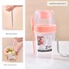 Переносная банка Mason Jar для завтрака, салата, йогурта, фруктов, овощей, вилки и крышки
