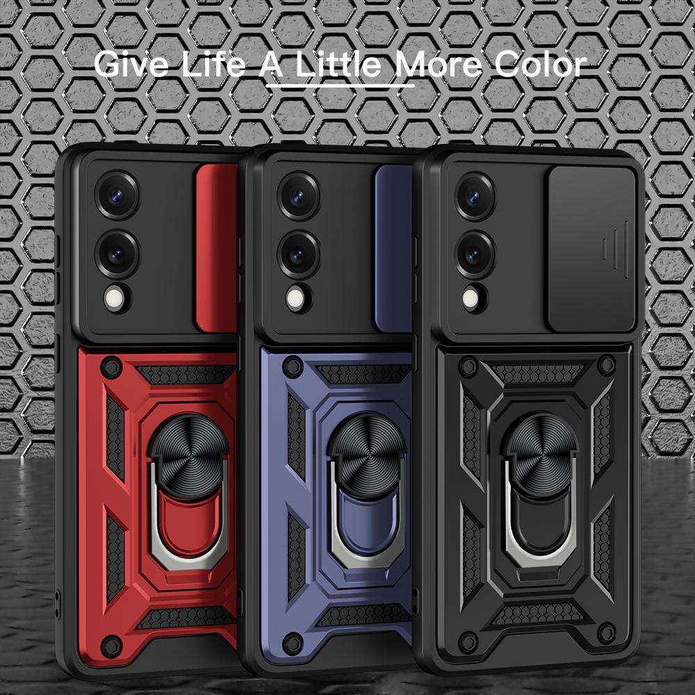 KEYSION Противоударный защитный чехол для Samsung S25 Edge 5G, защитное кольцо для объектива камеры, подставка для телефона, чехол для Galaxy S25 Edge 5G