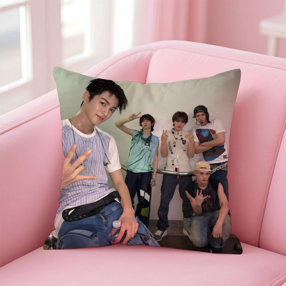 Korean Handsome Boy Group CCortis Cushion Cover Pillow Case Soft Skin Friendly Fabric Concealed Zipper