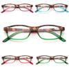 Turezing Reading Glasses Spring Hinges Men Women With Rectangular Frame Hd Magnifier Reader Eyeglasses