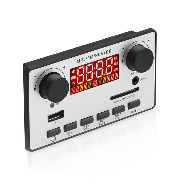 12 В 80 Вт усилитель басов декодер плата 2x40 Вт усилитель стерео Mp3 декодирование материнская плата для записи звонков