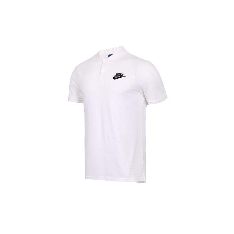 Nike Рубашка поло с коротким рукавом Мужские топы белые CN8765-100