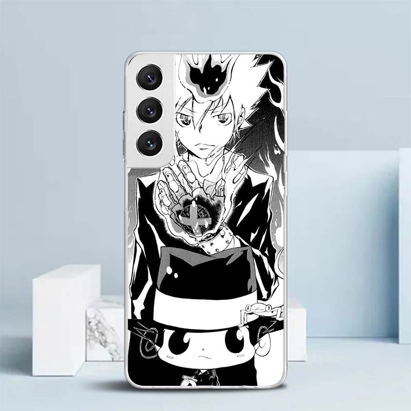 Katekyo Hitman Reborn Мягкий чехол для Samsung Galaxy S25 Edge S26 S24 S23 Ultra Чехол для телефона S22 S21 Plus S20 FE Печатный узор Защитный