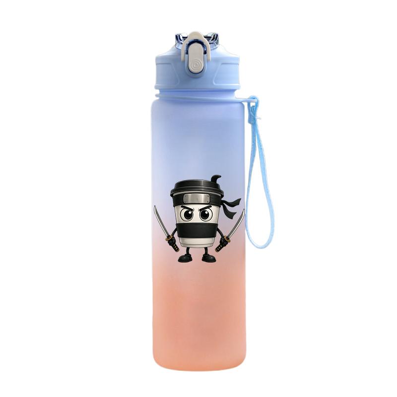 Tuang Tuang Tuang Printed 750Ml Water Bottle Anime Cartoon Large Capacity Drinking Cup Portable Outdoor Sports Water Cup Children Gift