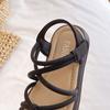 Girls Chic Sandals Summer Brand Children Beach Shoes Princess Sweet Gladiator Sandals Open Toes Elegant Temperament