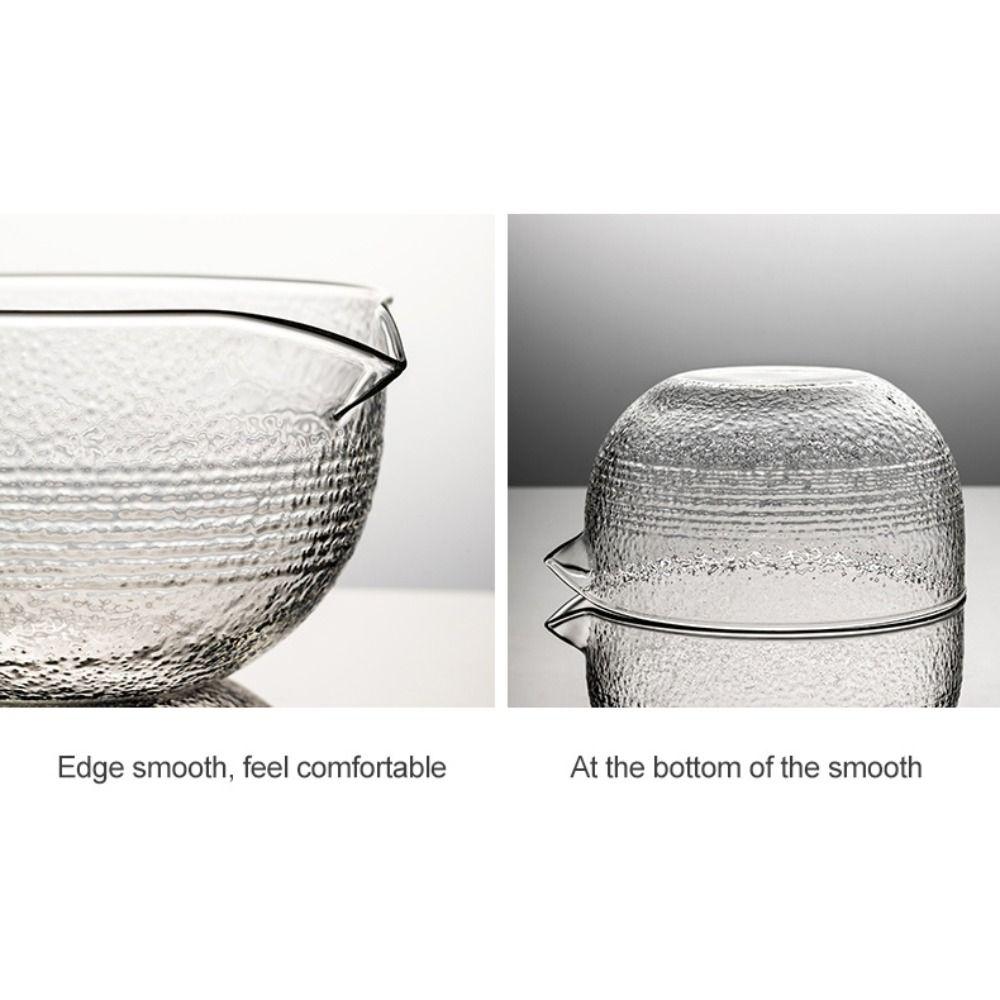 Новая текстурированная чаша для матча из стекла, многоразовый набор для приготовления матча с носиком для наливания, японский чайный сервиз, для любителей чая