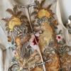 6594 жилет жилет тонкий универсальный жилет жилет жилет вышитый диск пряжка топ без рукавов женский