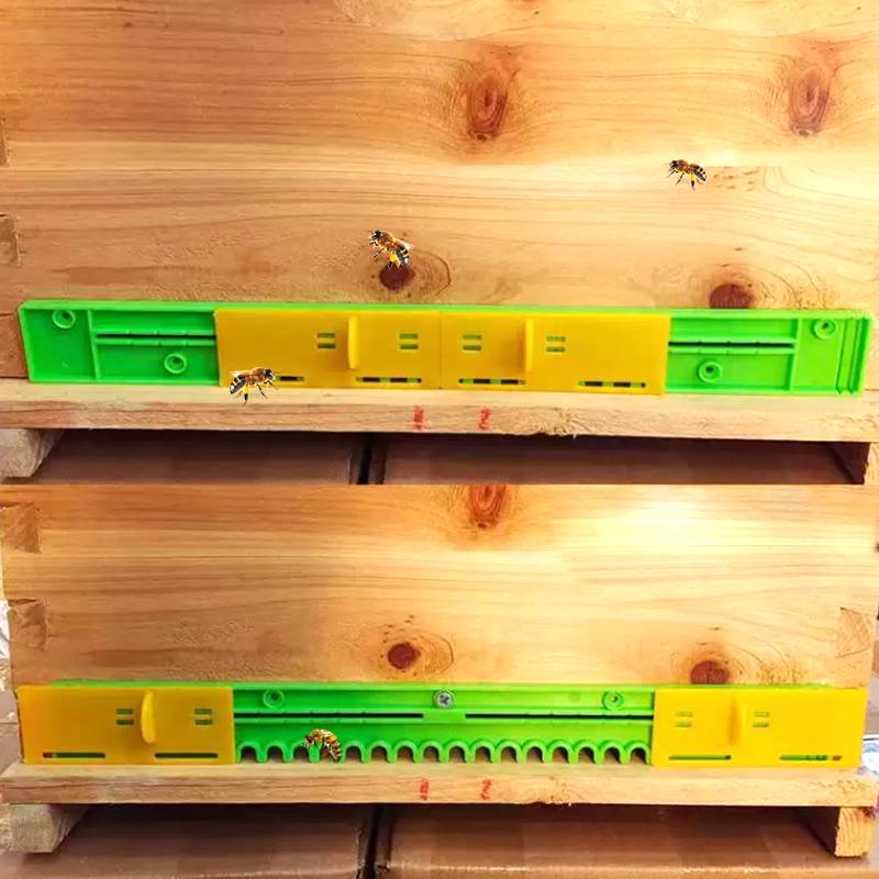 5/10 шт. Пластиковая дверь для входа в улей, дверь для гнезда, предотвращающая побег пчел, пчеловодческий инструмент для улья
