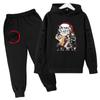 Demon Killer Children's Anime Sweatshirt, Tanjiro and Nezuko, Korean Children's Sweatshirt K-Pop Street Style,Women's Street Set
