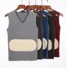 Men's Double-Sided Fleece-Lined Quick-Heat Seamless Vest - Thick, Warm Base Layer for Autumn/Winter