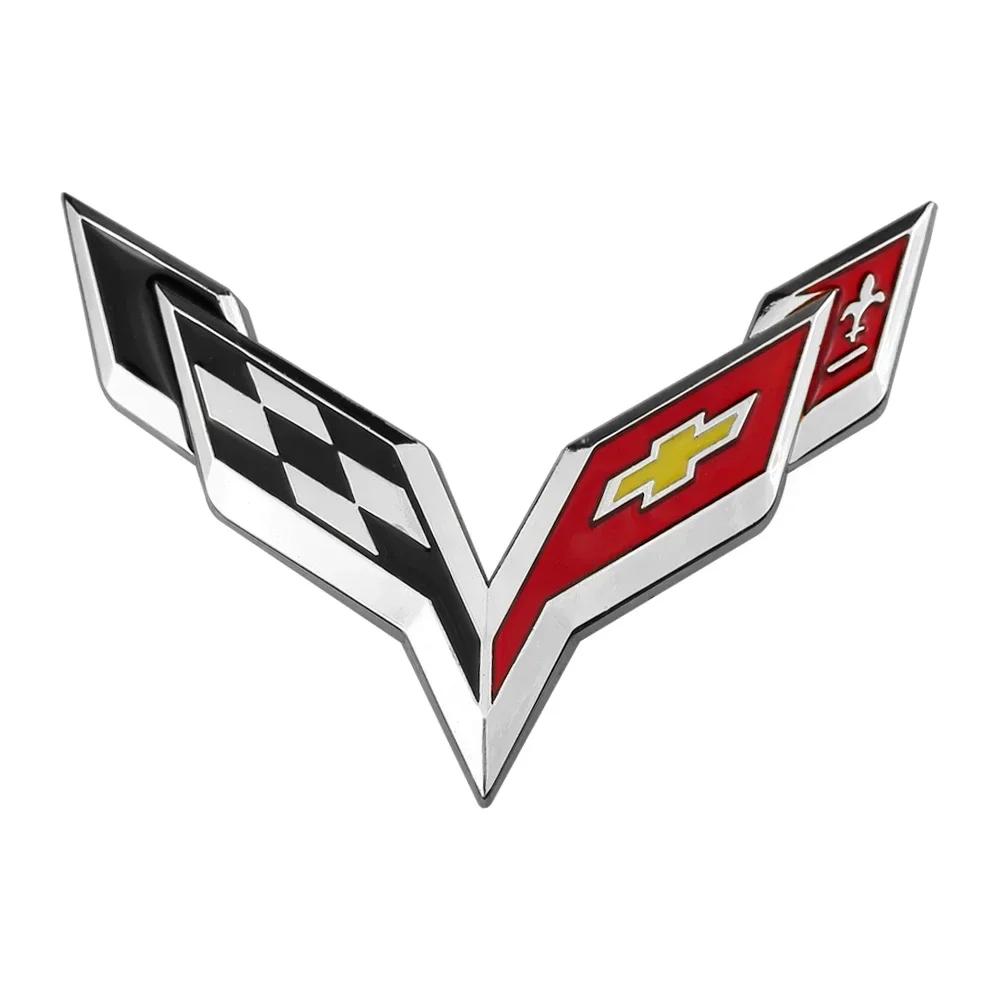 Для Chevrolet Corvette 60 Years Camaro Aveo Cruze Malibu Captiva Trax Niva Captiva 3D Металлическая Наклейка-Эмблема на Крыло Автомобиля Задний Багажник