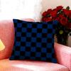 Stylish Black White Checkerboard Cushion Cover Premium Soft Pillowcase SkinFriendly  MultiPurpose for Home Office Travel