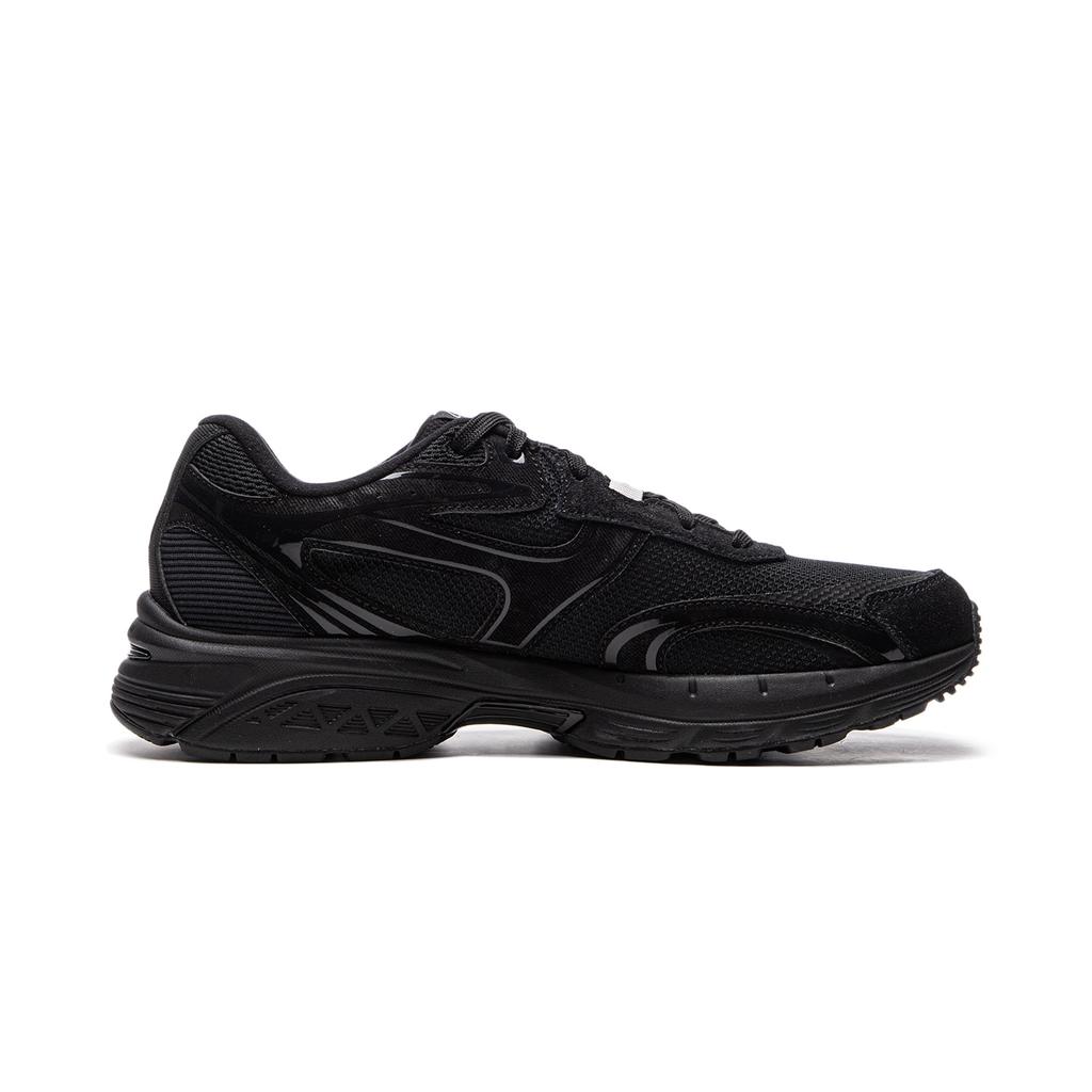 Li Ning Pentium P1000 Амортизирующие Скользкие Устойчивые к истиранию Низкие Беговые Кроссовки Мужские Черные AGCU411-2